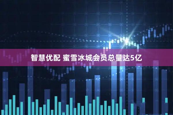 智慧优配 蜜雪冰城会员总量达5亿